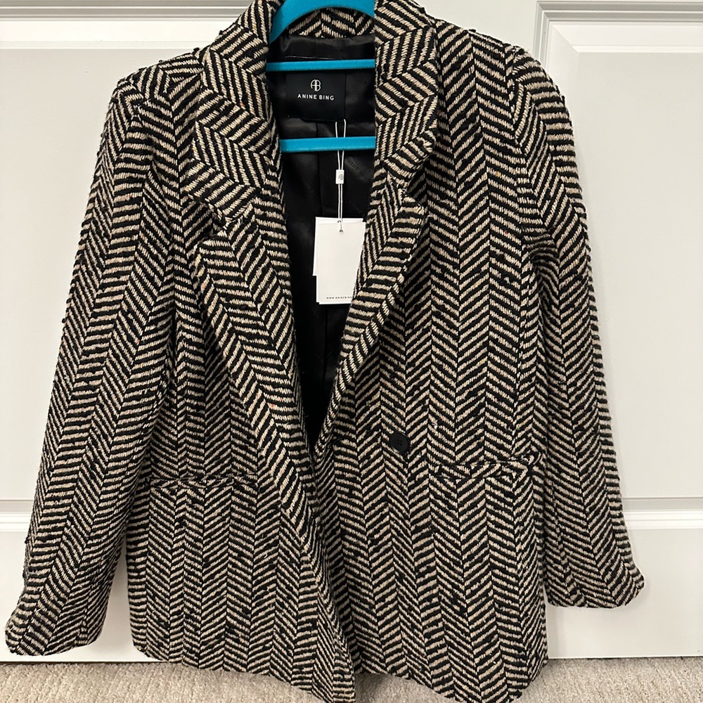 Anine Bing Diana Fishbone Blazer